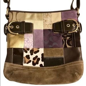Coach Limited Edition Patchwork Cross Body Bag